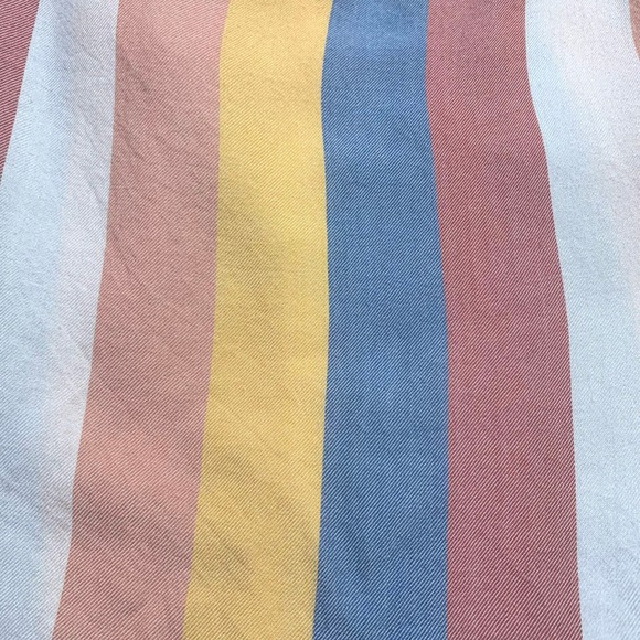 BeachLunchLounge | Women | Zoey Happy Stripe Flutter Sleeve Boho Top | Size XS - Picture 10 of 13